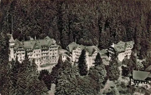 AK / Ansichtskarte VILLINGEN -SCHWENNINGEN BW Haus-Tannenhoehe Schwarzwald Hotel Tannenwald Fliegeraufnahme Kurhaus