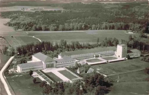 AK / Ansichtskarte Herrsching Ammersee Fliegeraufnahme Bayerische-Finanzschule Ammersee Verwaltungsgebaeude Wald