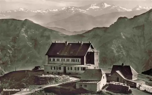 AK / Ansichtskarte Rotwandhaus 1765m Schliersee Bayern Rotwandhaus Venediger-Gruppe Schliersee Berghuette Alpen Bergpanorama Berge