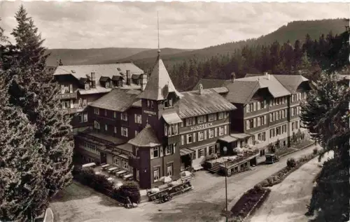 AK / Ansichtskarte Hundseck 900m Buehl BW Knappschafts-Vorsorgeheim Hundseck Schwarzwaldhochstrasse Hotel Schwarzwald Wald