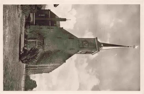 AK / Ansichtskarte Barendrecht Zuid-Holland NL Hervormde-Kerk Kirche Kirchturm Uhr Efeu Reformierte-Kirche