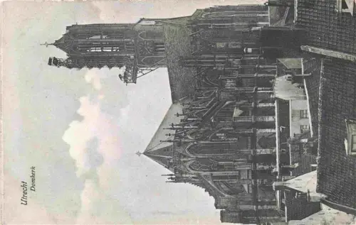 AK / Ansichtskarte UTRECHT NL Domkerk Domtoren Gotische-Kirche Daecher Geruest