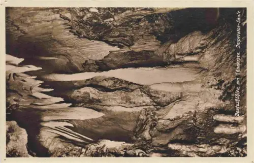 AK / Ansichtskarte Beatushoehlen Thunersee BE Beatushoehlen Imperator-Saeule Stalaktiten Tropfsteinhoehle Thunersee