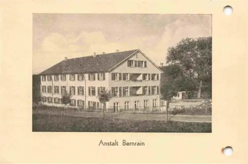 AK / Ansichtskarte Bernrain Kreuzlingen TG Anstalt-Bernrain Hauptgebaeude Wiese Baeume Anstalt