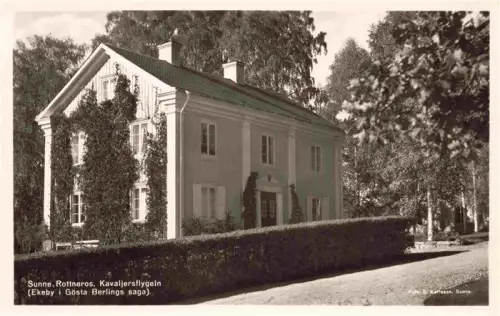 AK / Ansichtskarte Rottneros Sweden Rottneros Kavaljersflygeln Ekeby Goesta-Berlings-saga Herrenhaus Efeu