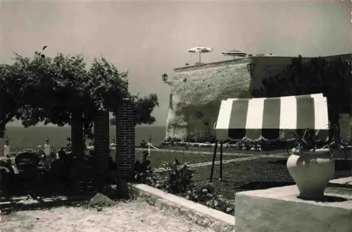 AK / Ansichtskarte MARBELLA  Malaga Andalucia ES Hotel-El-Fuerte Terrasse Pergola Markise Garten Palmen Meeresblick