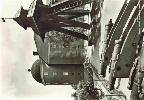 AK / Ansichtskarte Uppsala Upsala Sweden Slottet Gunillaklockan Schloss Kanonen Glockenturm Burghof Festung