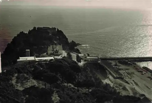 AK / Ansichtskarte BLANES Costa Brava ES Morro-Curt Snack-Bar Camino-San-Juan Felsen Meer Kueste Costa-Brava Hafenanlage