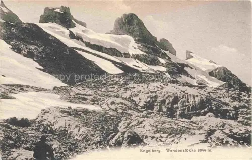AK / Ansichtskarte Wendenstoecke 3042m Innertkirchen BE Schnee Felsen Gletscher Gipfel Bergmassiv Hochgebirge Fels