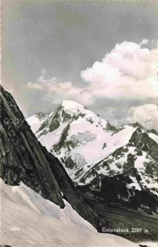 AK / Ansichtskarte Galenstock 3583m Urseren UR Galenstock Bergmassiv Gletscher Schnee Alpen Felsen Wolken