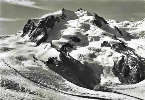 AK / Ansichtskarte ZERMATT VS Gornergrat Monte-Rosa Gornergletscher Grenzgletscher Gletscher Hochgebirge Fels Schnee