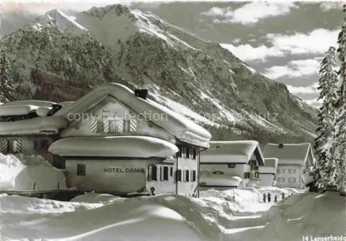 AK / Ansichtskarte Lenzerheide GR Hotel-Danis Lenzerheide Winterlandschaft Schnee Bergwald Berge