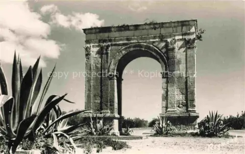 AK / Ansichtskarte TARRAGONA Cataluna ES Arco-de-Bará Arc-de-Bará Triumphbogen Roemerzeit Agaven