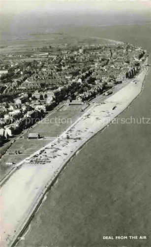 AK / Ansichtskarte Deal Kent Dover UK Strand Kueste Meer Tennisplaetze Haeuser Stadtrand