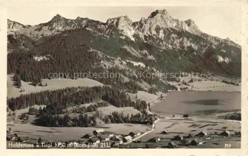 AK / Ansichtskarte Haldensee Reutte Tannheimertal Tirol AT Rote-Flueh Haldensee See Tannheimertal Dorf Wald Berge Wiesen