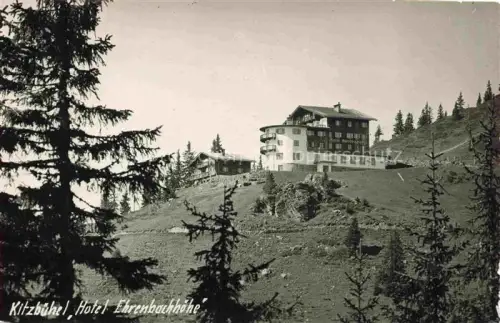 AK / Ansichtskarte Kitzbuehel Tirol AT Hotel-Ehrenbachhoehe Berggasthof Nadelwald Berghotel Alpenhang