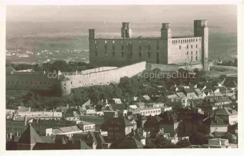 AK / Ansichtskarte BRATISLAVA Pressburg Pozsony SK Bratislava-Burg Hrad Altstadt Burg Tuerme Mauern Stadtansicht Pressburg