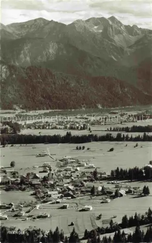 AK / Ansichtskarte Waengle Ausserfern Tirol AT Hoefen Steinkarspitze Knittelkarspitze Panorama Tal Bergdorf Wiesen Waelder
