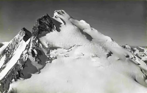 AK / Ansichtskarte Lenzspitze 4294m Randa VS Taeschhorn Dom Gipfel Gletscher Schnee Fels Grat Hochgebirge Mischabel