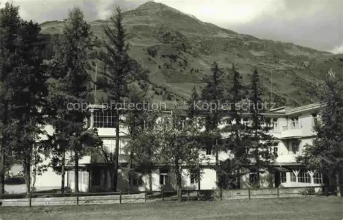 AK / Ansichtskarte DAVOS GR Muehlehof Davos-Dorf Dorfberg Berghotel Nadelwald Bergwiese
