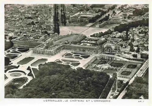 AK / Ansichtskarte VERSAILLES 78 Château-de-Versailles Orangerie Park Gaerten Schloss Luftbild