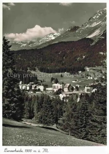AK / Ansichtskarte Lenzerheide GR Hotelanlage Bergdorf Wald Alpenpanorama Wiesen Sommerfrische