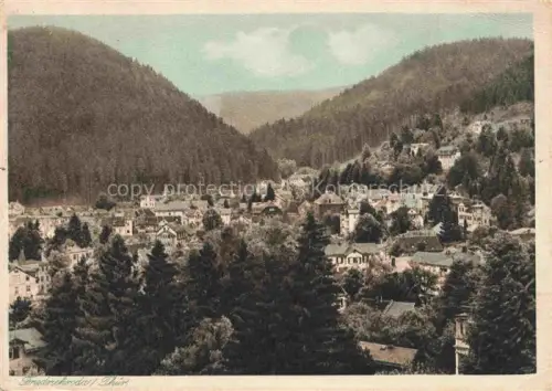 AK / Ansichtskarte Friedrichroda Thueringen Talblick Kurort Waldtal Haeuser Thueringerwald Panorama