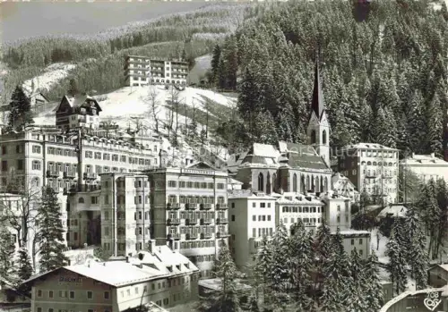 AK / Ansichtskarte BAD GASTEIN Badgastein Pinzgau Pongau AT Winterlandschaft Hotel Kirche Wald Schnee Bergort Tauernbahn