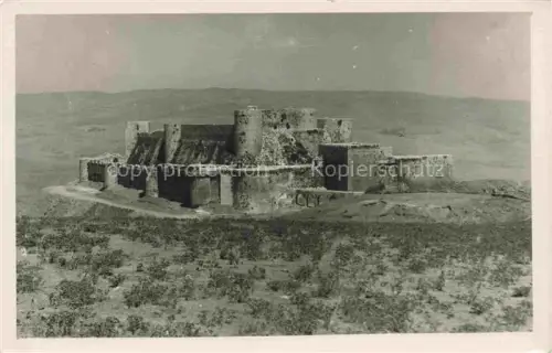 AK / Ansichtskarte Homs Syria Kreuzritterburg Burg Wueste Festung Turm Mauer