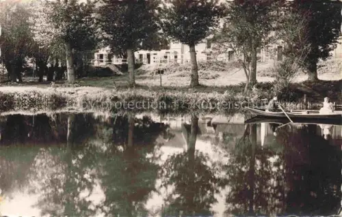 AK / Ansichtskarte Tigeaux PROVINS 77 Seine-et-Marne Grand-Morin Hôtel-de-l Espérance Fluss Boot Baeume Ruderboot Park