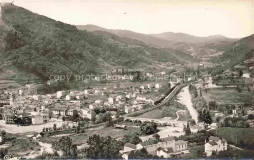 AK / Ansichtskarte Lamastre Tournon 07 Ardeche Tal Fluss Bruecke Stadtansicht Haeuser Berge Weinberge Huegel