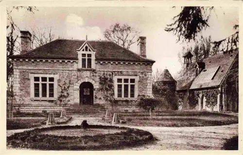 AK / Ansichtskarte Barbizon Fontainebleau 77 Seine et Marne Le-Monastère Klostergebaeude Steingebaeude Tuermchen Park Auffahrt Baeume
