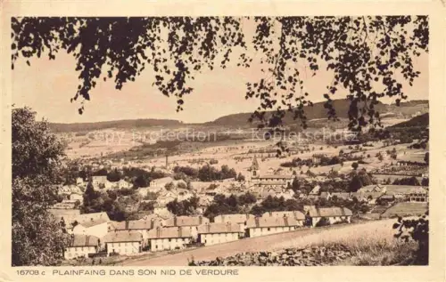 AK / Ansichtskarte Plainfaing SAINT-DIE 88 Vosges Nid-de-Verdure Stadtpanorama Kirche Baeume Tal Vogesen