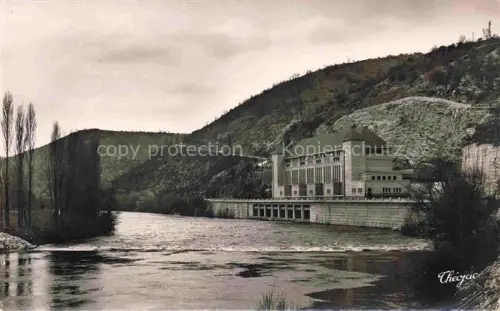 AK / Ansichtskarte Luzech Cahors 46 Lot Usine-hydro-électrique Kraftwerk Lot Fluss Berge Wasserkraftwerk