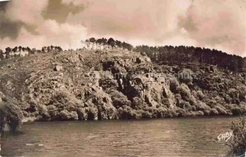 AK / Ansichtskarte Redon 35 Ille-et-Vilaine Ile-aux-Pies Fels Kiefern Fluss Vilaine Bretagne