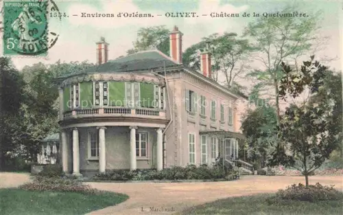 AK / Ansichtskarte Olivet  ORLEANS 45 Loiret Château-de-la-Quelonnière Herrenhaus Rotunde Saeulen Park Baeume