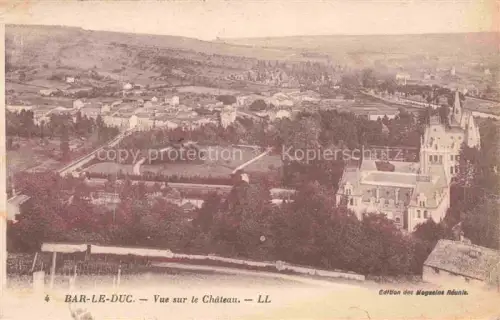 AK / Ansichtskarte BAR-LE-DUC 55 Meuse Château Stadtpanorama Schloss Park Baeume Huegel Stadtansicht Tuerme