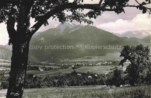 AK / Ansichtskarte Viuz-en-Sallaz Bonneville 74 Haute-Savoie Môle Berge Tal Dorf Baeume Wiesen Rue-de-Chaligny