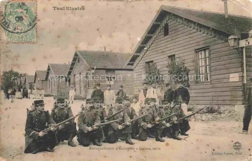 AK / Ansichtskarte TOUL 54 Meurthe-et-Moselle Baraquements-d Écrouves Soldaten Militaerbarracken Gewehruebung Militaer Kaserne