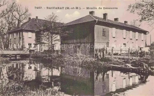 AK / Ansichtskarte Baccarat Luneville 54 Meurthe-et-Moselle Moulin-de-Deneuvre Muehle Fluss Spiegelung Bauernhof Baeume