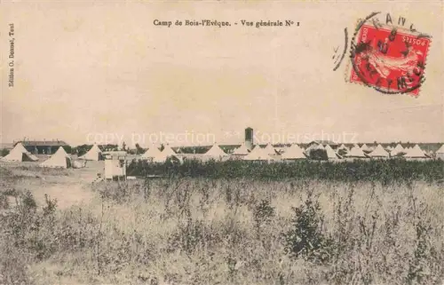 AK / Ansichtskarte TOUL 54 Meurthe-et-Moselle Camp-de-Bois-l Eveque Militaerlager Zelte Soldatenlager Feld