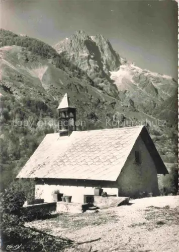 AK / Ansichtskarte Pelvoux Montagne 05 Hautes-Alpes Chapelle-St-Antoine Kapelle Pelvoux Berge Gletscher Bergmassiv Alpen