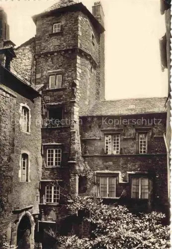 AK / Ansichtskarte RODEZ 12 Aveyron Ancienne-Maison Place-d Estaing Mittelalterliches-Gebaeude Turm Innenhof Steinbau Fenster