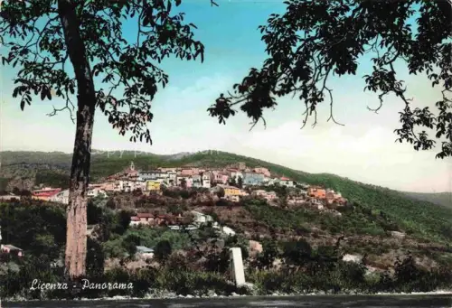 AK / Ansichtskarte Licenza Rom ROMA IT Panorama Bergdorf Huegel Kirche Haeuser Fluss Baeume Wald
