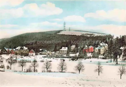 AK / Ansichtskarte Auerhahn Goslar Hahnenklee-Bockswiese Harz Niedersachsen Winterbild Bocksberg Schnee Winterlandschaft Haeuser Kurort Wintersportplatz Oberharz