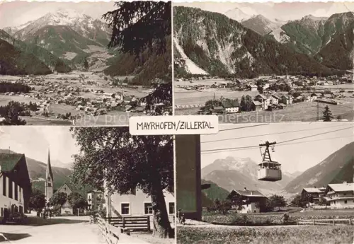 AK / Ansichtskarte Mayrhofen Zillertal Tirol AT Zillertal Panorama Kirche Seilbahn Bergdorf Berge Tal Mehrbildkarte Sommerfrische Wintersportplatz