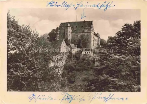 AK / Ansichtskarte Koenitz Saalfeld Saale Thueringen Burg Schloss Felsen Baeume Bergburg