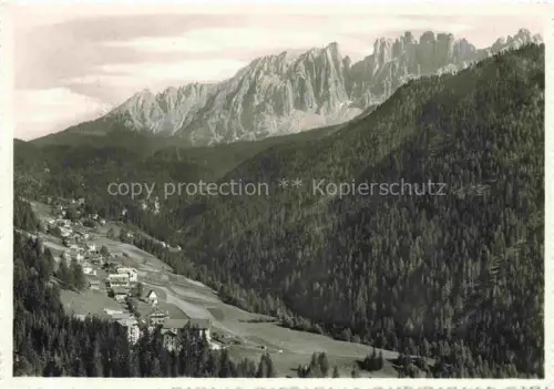 AK / Ansichtskarte Welschnofen Nova Levante Bolzano Suedtirol IT Latemar Dolomiten Bergtal Wald Ortschaft Dolomiti
