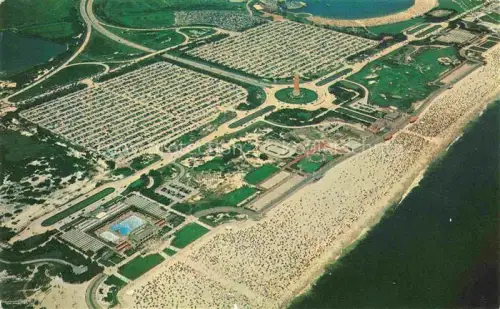 AK / Ansichtskarte Jones Beach Long Island City New York USA Luftbild Strand Parkplatz Obelisk Badeort Long-Island Atlantik
