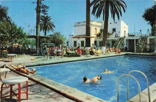 AK / Ansichtskarte FUENGIROLA Costa del Sol Malaga Andalusien ES Hotel-Emperatriz Piscina Schwimmbad Palmen Sonnenbader Pool